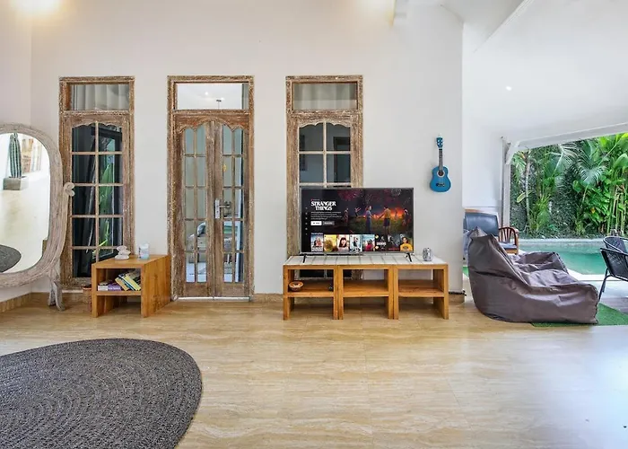 - 3-room Open Villa, Private Pool, Near The Beach, Netflix Villa *